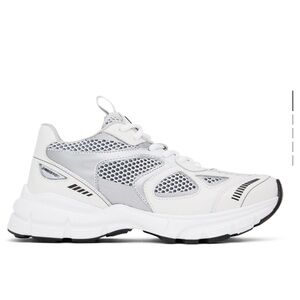 AXEL ARIGATO White & Silver Marathon Runner Sneakers